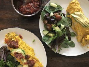 Broccoli and Potato Vegan Enchiladas