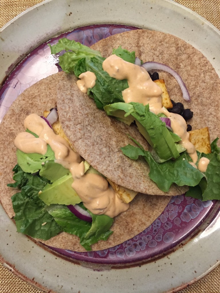 Chipotle Tofu Tacos for the New Year