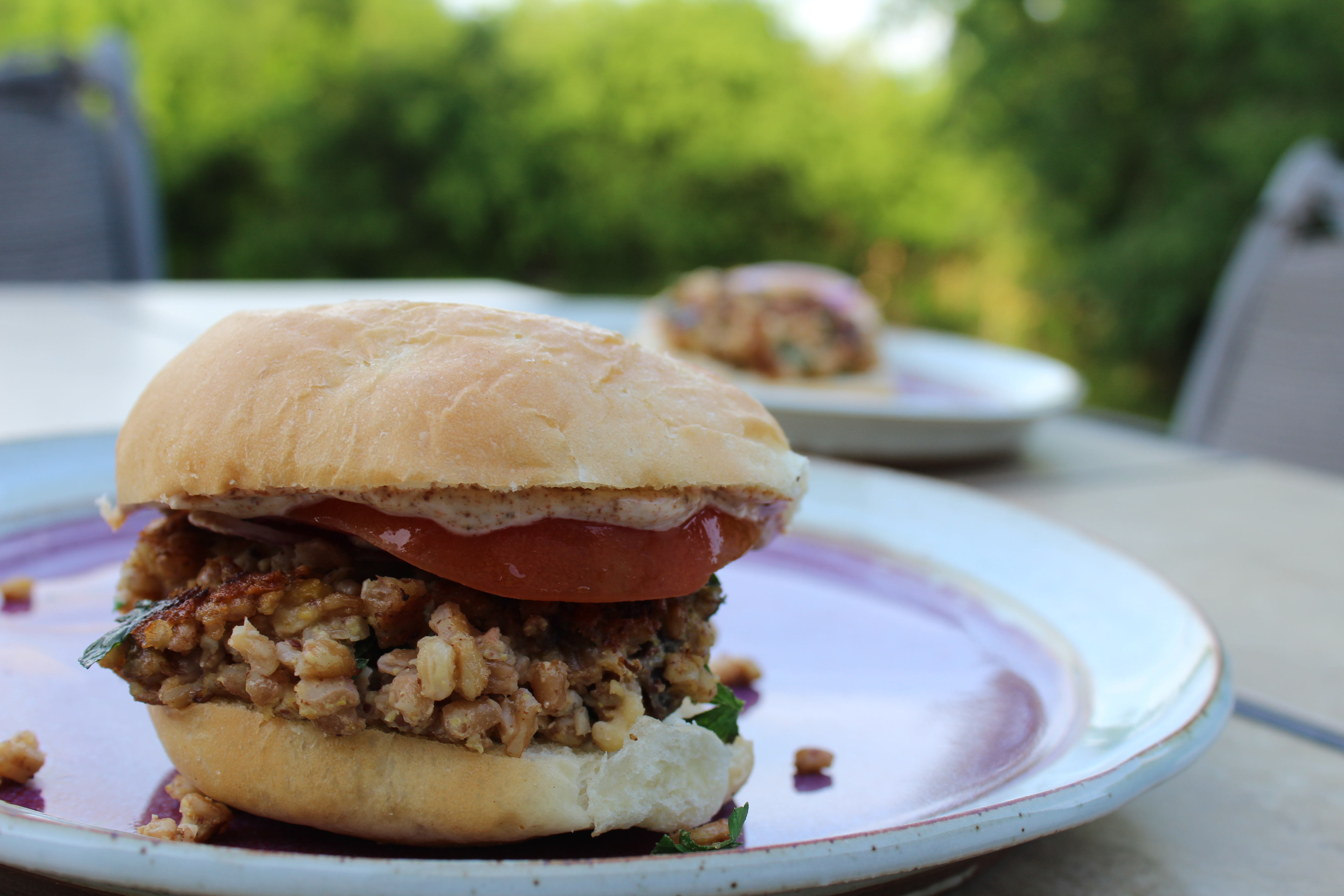 Farro Veggie Burgers