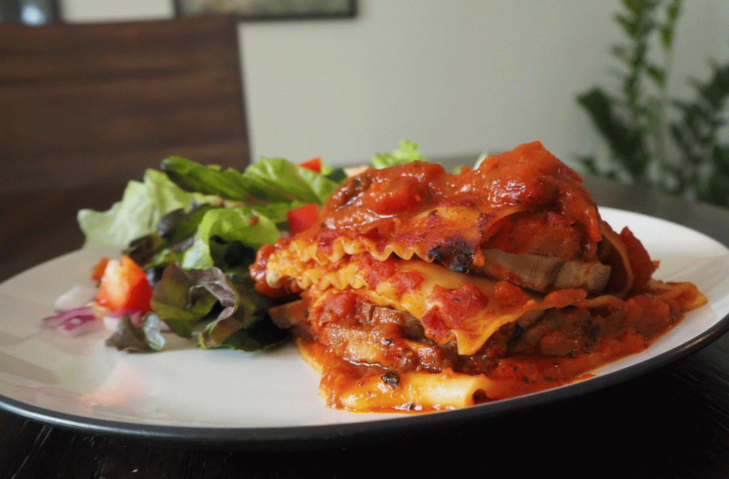 Vegan Veggie Lasagna with Cashew “Cheese” + 3 Years of Being an Entrepreneur