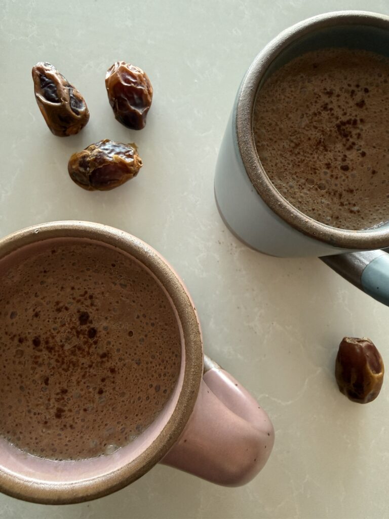 Decadent Anti-Inflammatory Date Tahini Hot Cacao