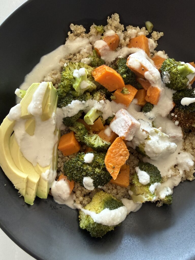 Simple Sweet Potato Weekday Bowl for Acid Reflux